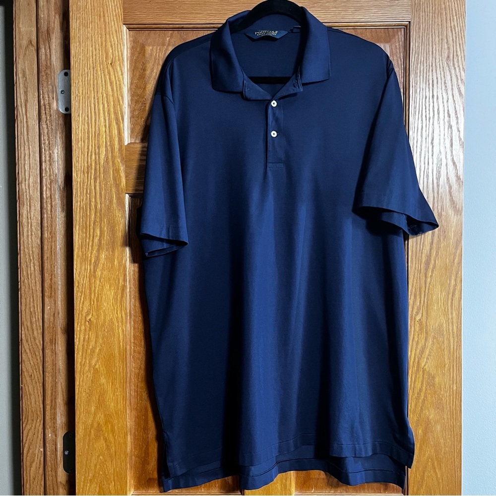 Polo Golf Ralph Lauren Performance Men's Navy Polo Shirt Exc Condition Sz XL
